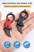 Mini Couteau EDC Porte-Clés – Compact, Robuste & Toujours Prêt