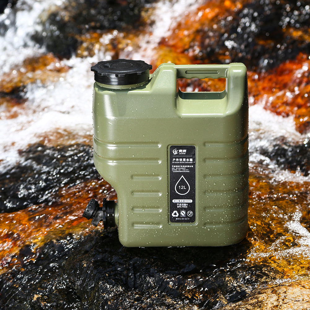 Réservoir d’Eau Portable pour Camping – 12L (Sans BPA)