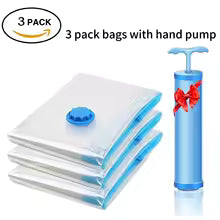 Sacs de Rangement Sous Vide – Lot de 3 ou 5 Pièces